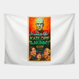 Vintage The Mummy Movie poster Tapestry