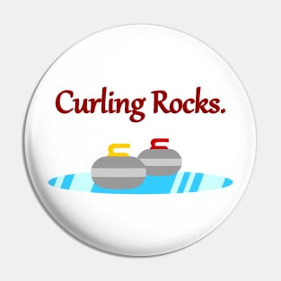 Curling Rocks. Pin