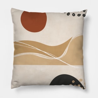 Simple Scandi Minimalist Mountain Pillow