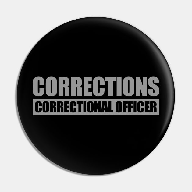 Corrections Officer Gift - Correctional Officer Pin by bluelinemotivation
