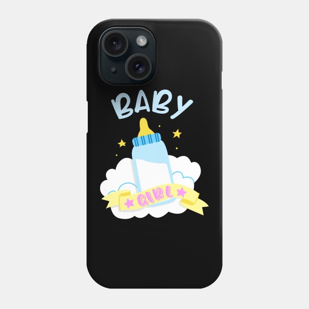 Baby Girl Vial Child Birth Announcement Phone Case by Foxxy Merch