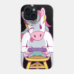 unicorn gamer - games lover Phone Case