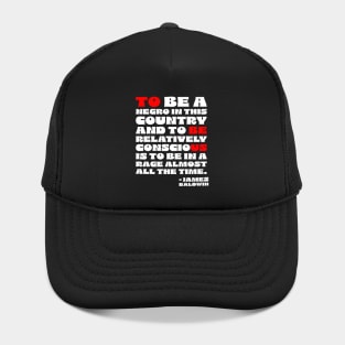 James Baldwin Quote Hat