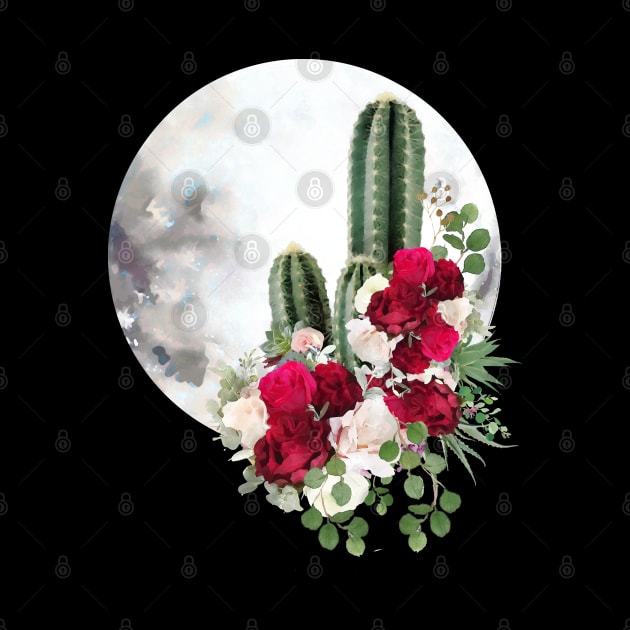 Moonlight Succulents 3 by Collagedream