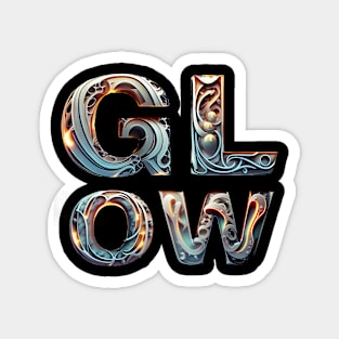 GLOW Text Magnet