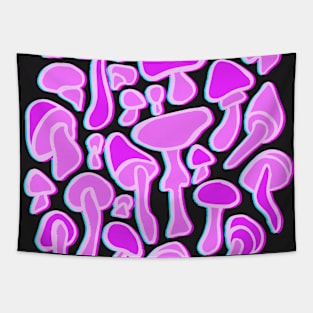 Mushrooms pink Tapestry