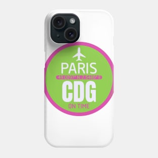 Paris France airport Phone Case