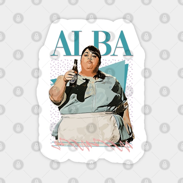 Vapor Pop 90s Alba Magnet by Tv Moments