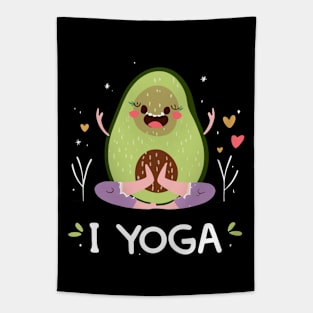 I Love Yoga from Avacado Tapestry