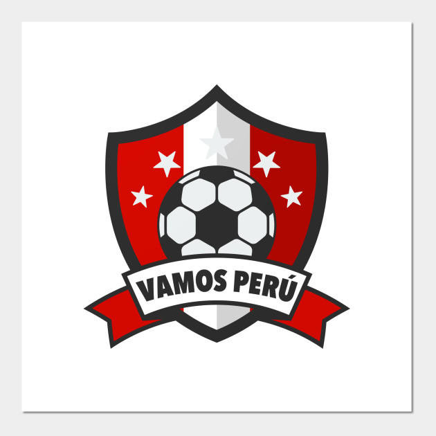 Peru Futbol Peru Affiche Et Impression D Art Teepublic Fr