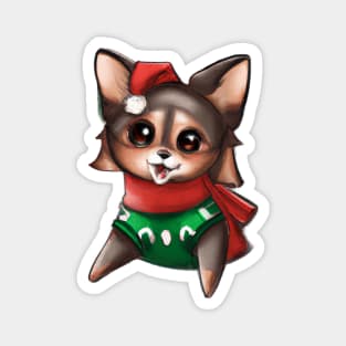 Cute Chihuahua Drawing Magnet