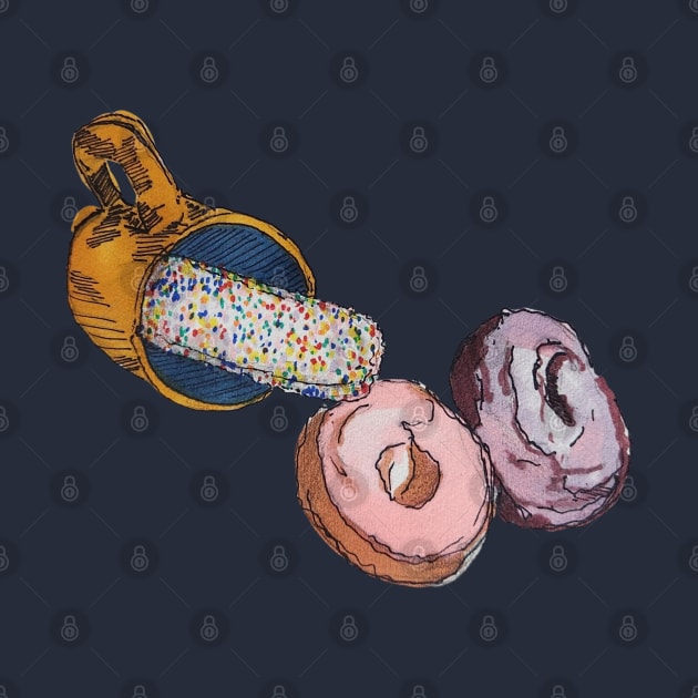 Spilling Doughnuts by Animal Surrealism