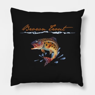 Brown Trout Pillow