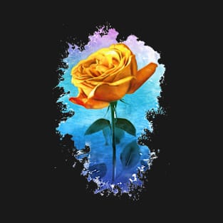 Golden rose with color coordination T-Shirt