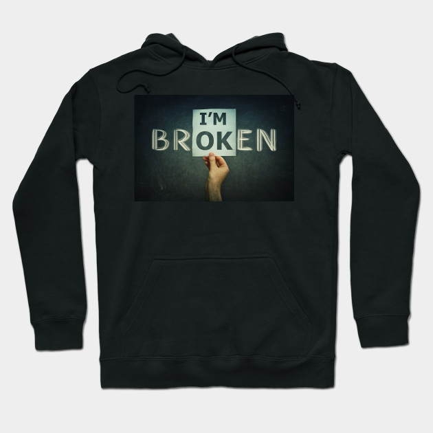 broken sweatshirt