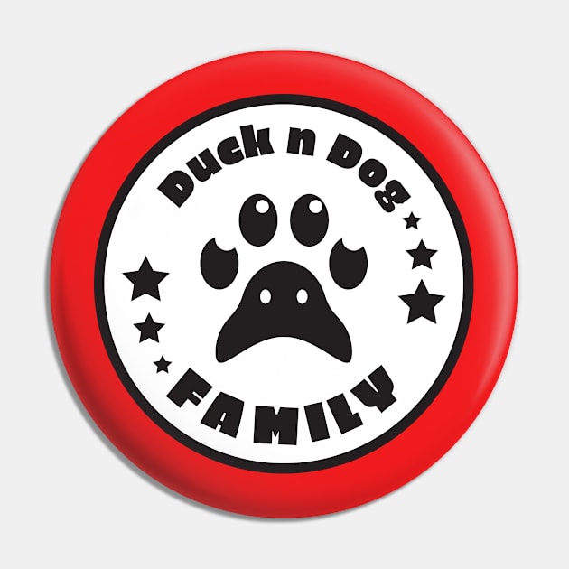 Duck N Dog Family Pin by Autoshirt