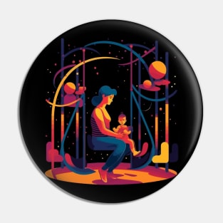 Playground Mothers Day Pin