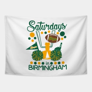 Saturdays in Birmingham - UAB Blazers Gameday Tapestry