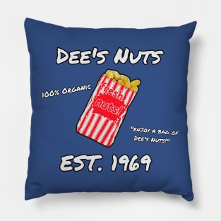Dee's Nuts Logo Pillow