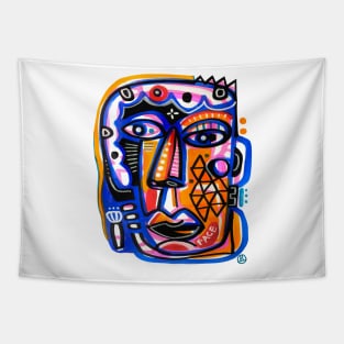 ABSTRACT FACE Tapestry