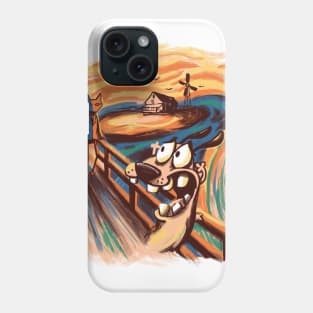 O grito de Coragem Phone Case