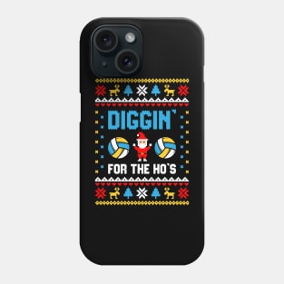 Im Digging Christmas Funny Volleyball Phone Case