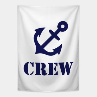 Crew (Anchor / Crew Complement / Navy) Tapestry
