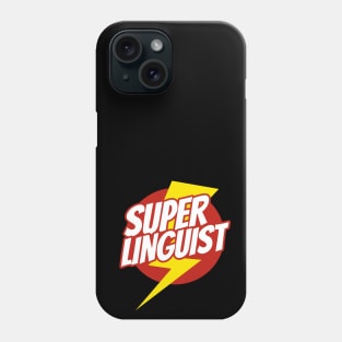 Super Linguist - Funny Linguistic Superhero - Lightning Edition Phone Case