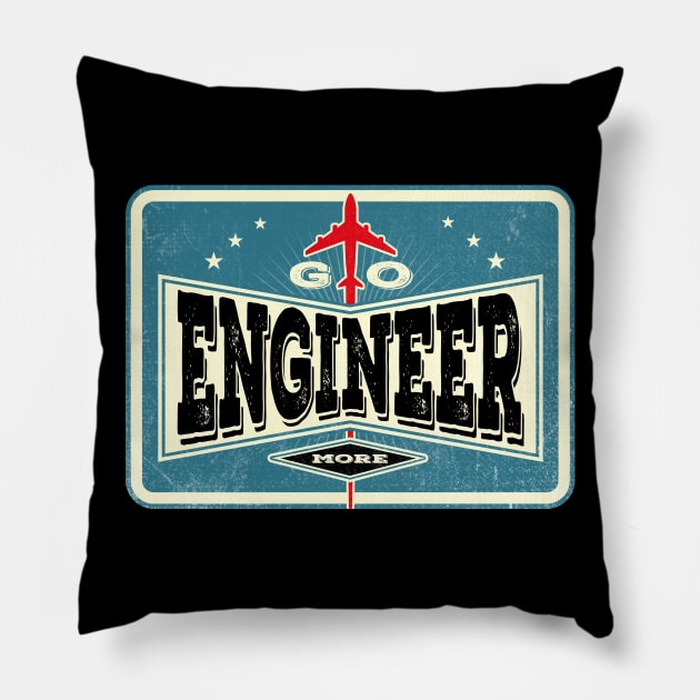 Go Engineer More Pillow by Citrus Canyon