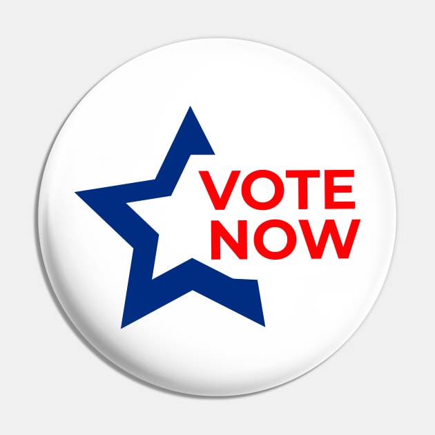 Vote Now US Pin by Marioma