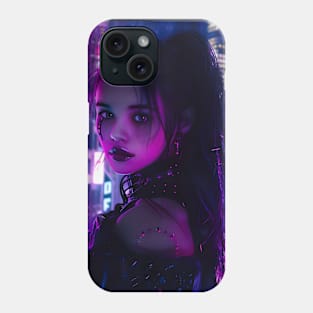 Neon City Girl Phone Case