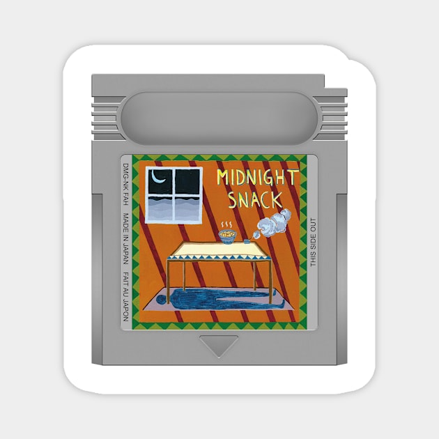 Midnight Snack Game Cartridge Magnet by PopCarts