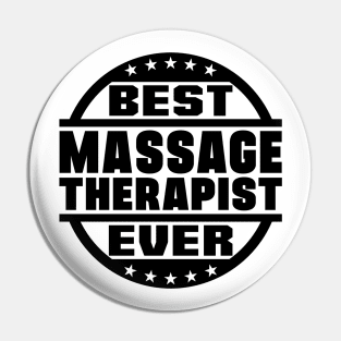 Best Massage Therapist Ever Pin