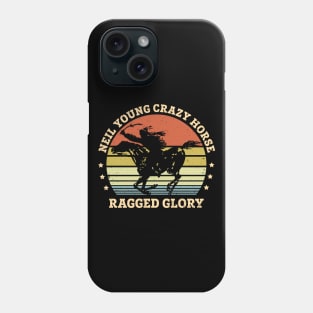 Young And Crazy Horse Ragged Glory Vintage Phone Case