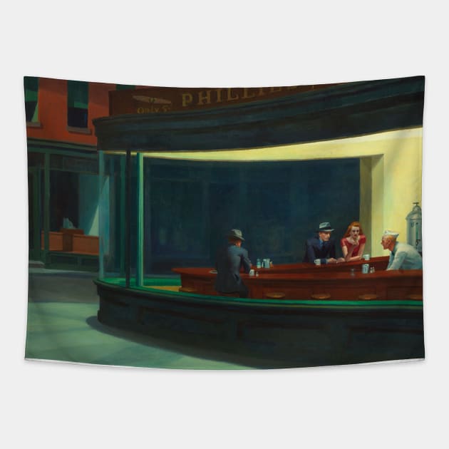 NightHawks Tapestry by Cartoons by NICO