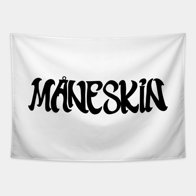 Måneskin Logo Tapestry by dylego