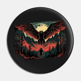 Mothman Arrival Pin