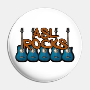 ASL Rocks Pin