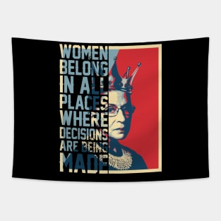 Ruth Bader Ginsburg Tapestry