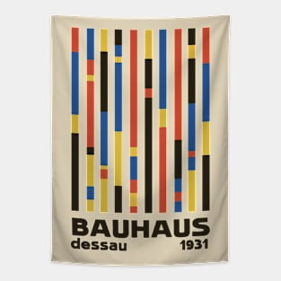 Bauhaus Dessau 1931 Modernist Minimal Homage Tapestry