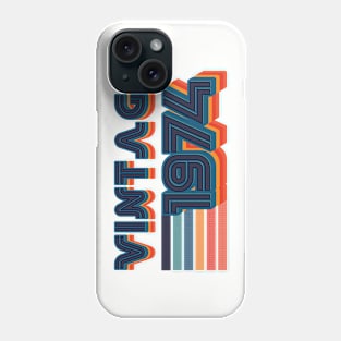 Vintage 1974 - Birthyear Phone Case