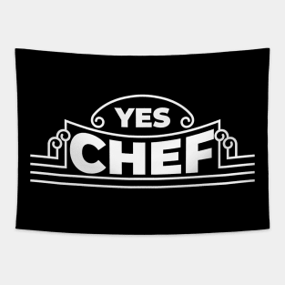 Yes, Chef Art Deco Tapestry