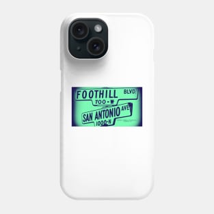 Foothill Boulevard & San Antonio Avenue, Upland, California by Mistah Wilson Phone Case