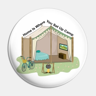 Camping Pin