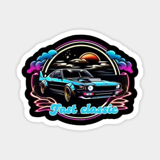 Fast Car Classic Magnet