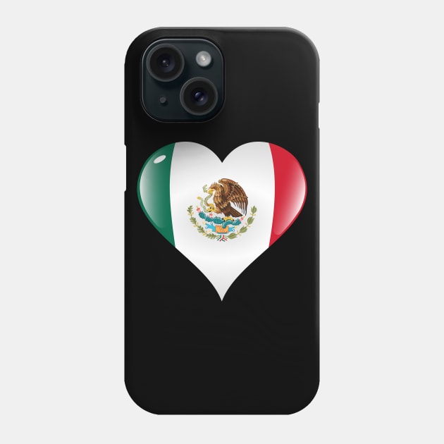 Heart of mexico Phone Case by psanchez