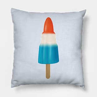 Blue Rocket Pillow