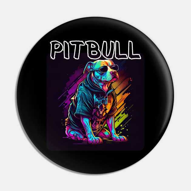 Graffiti Style - Cool Pitbull 3 Pin by PD-Store