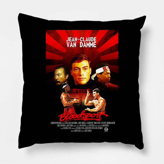 Bloodsport Pillow by Fantasy Brush Designs