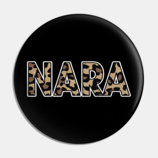 Awesome Proud Name Nara Pattern Retro Anime Pin